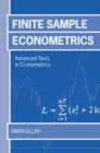 Image for Finite sample econometrics