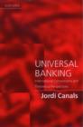 Image for Universal banking  : international comparisons and theoretical perspectives