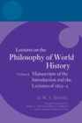 Image for Hegel: Lectures on the Philosophy of World History, Volume I
