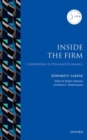 Image for Inside the firm  : contributions to personnel economics
