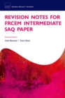 Image for Revision notes for the FRCEM intermediate SAQ paper