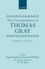 Image for Correspondence of Thomas Gray : Volume III: 1766-1771