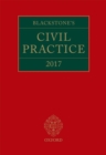 Image for Blackstone&#39;s Civil Practice 2017