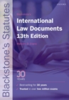 Image for Blackstone&#39;s international law documents