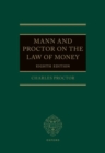 Image for Mann and Proctor on the law of money