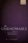 Image for The Unknowable