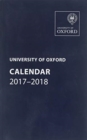 Image for University of Oxford Calendar 2017-2018