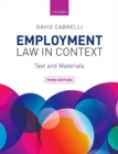 Image for Employment law in context  : text and materials