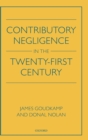 Image for Contributory negligence in the twenty-first century