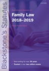 Image for Blackstone&#39;s Statutes on Family Law 2018-2019