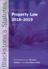 Image for Blackstone&#39;s statutes on property law, 2018-2019