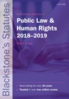 Image for Blackstone&#39;s Statutes on Public Law &amp; Human Rights 2018-2019