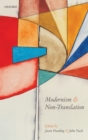 Image for Modernism and Non-Translation