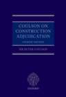 Image for Coulson on construction adjudication