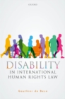 Image for Disability in international human rights law