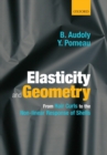 Image for Elasticity and Geometry
