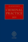 Image for Blackstone&#39;s Criminal Practice 2019