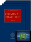 Image for Blackstone&#39;s Criminal Practice 2019 (Book, All Supplements, and Digital Pack)