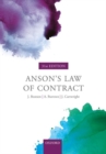Image for Anson&#39;s law of contract