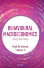 Image for Behavioural macroeconomics  : theory and policy