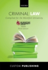 Image for Criminal Law De Montfort University