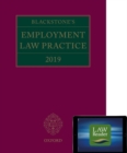 Image for Blackstone&#39;s Employment Law Practice 2019 (book and digital pack)