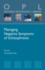 Image for Managing negative symptoms of schizophrenia