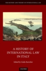 Image for A History of International Law in Italy