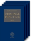 Image for Blackstone&#39;s Criminal Practice 2020 (Book and All Supplements)