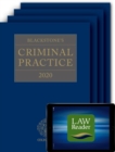 Image for Blackstone&#39;s criminal practice 2020 (with supplements)