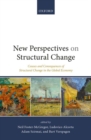 Image for New perspectives on structural change  : causes and consequences of structural change in the global economy
