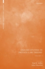 Image for Oxford studies in private law theoryVolume I