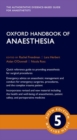 Image for Oxford handbook of anaesthesia