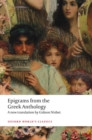 Image for Epigrams from the Greek anthology