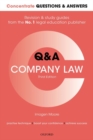 Image for Concentrate Questions and Answers Company Law