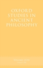 Image for Oxford studies in ancient philosophyVolume 58