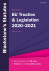 Image for Blackstone&#39;s EU Treaties &amp; Legislation 2020-2021