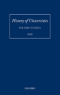 Image for History of universitiesVolume XXIII/1