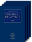 Image for Blackstone&#39;s Criminal Practice 2021 (Book and All Supplements)