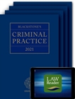 Image for Blackstone&#39;s Criminal Practice 2021 (Book, All Supplements, and Digital Pack)