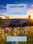 Image for Land law  : text, cases, and materials