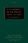 Image for A restatement of the English law of contract