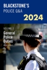 Image for Blackstone&#39;s police Q&amp;A 2024Volume 3,: General police duties