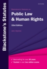 Image for Blackstone's statutes on public law & human rights