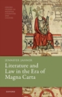 Image for Literature and law in the era of Magna Carta