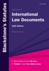 Image for Blackstone&#39;s International Law Documents