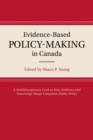 Image for The evolution of evidence-based policy-making in Canada