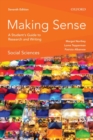 Image for Making sense in the social sciences  : a student&#39;s guide to research and writing