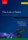 Image for The law of delict in South Africa