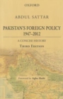 Image for Pakistan&#39;s Foreign Policy 1947-2012: A Concise History,